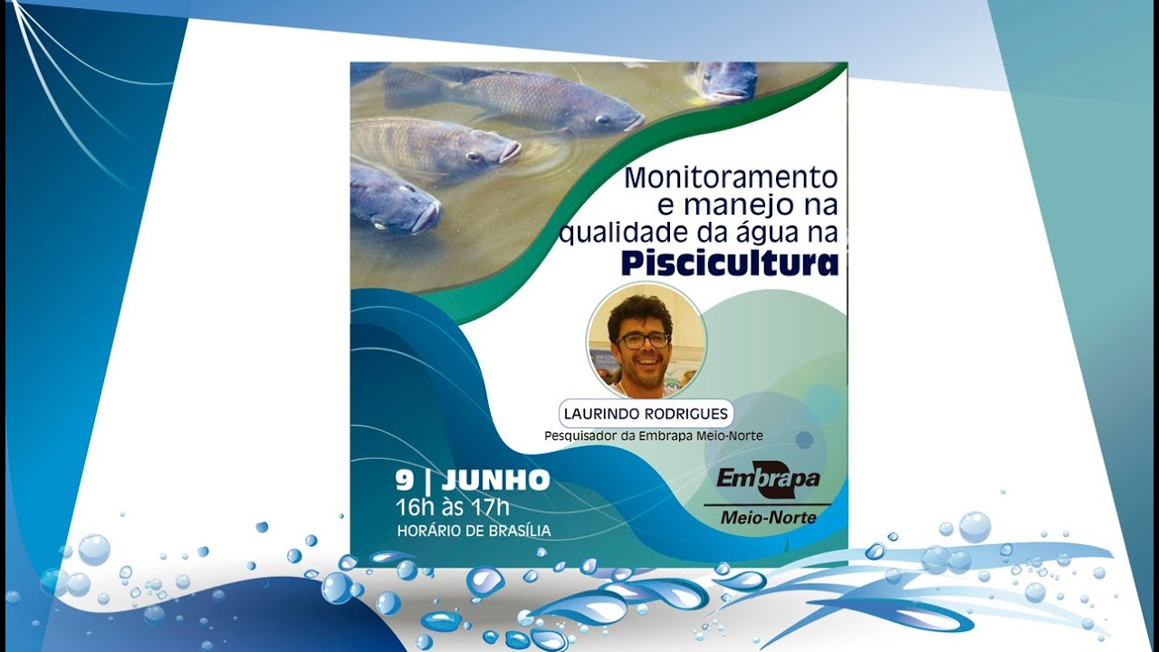 Monitoramento e manejo na qualidade da água na piscicultura