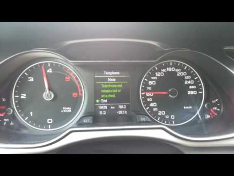 Audi A4 B8 2.0 TDI 170hp multitronic acceleration