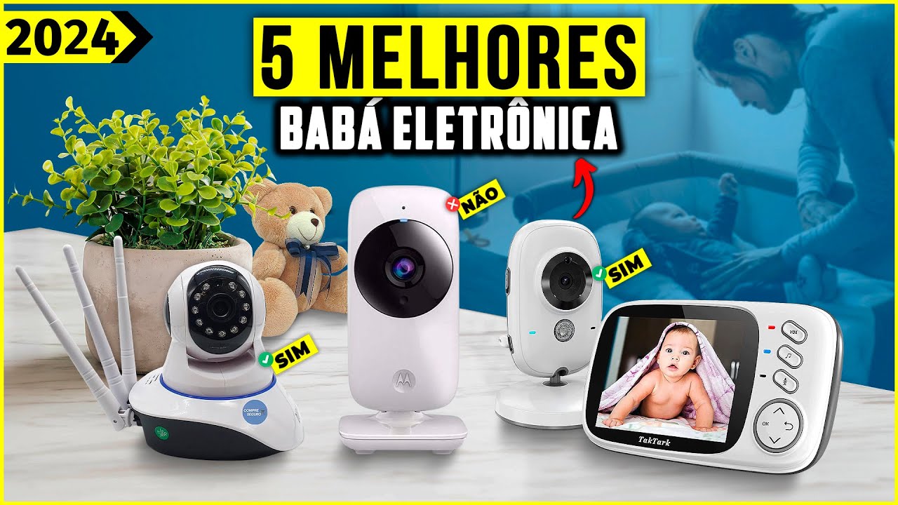 As 5 Melhores Babá eletrônica Em 2024! // Tem Boa e Barata, Com Wi-fi, Sem fio e outras.