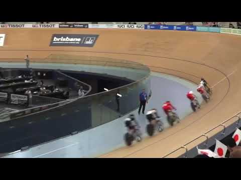 Azizulhasni Awang CRASHED (Heat 1) Men's Keirin Brisbane Track Cycling Worldcup