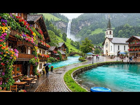 Paradise Rainfall: Switzerland’s Heavenly Villages in the Heart of the Storm