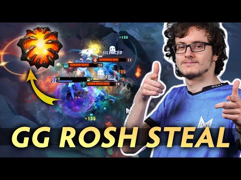 Miracle 1% HP Game Winning AEGIS STEAL — Noone gives mid to M-GOD