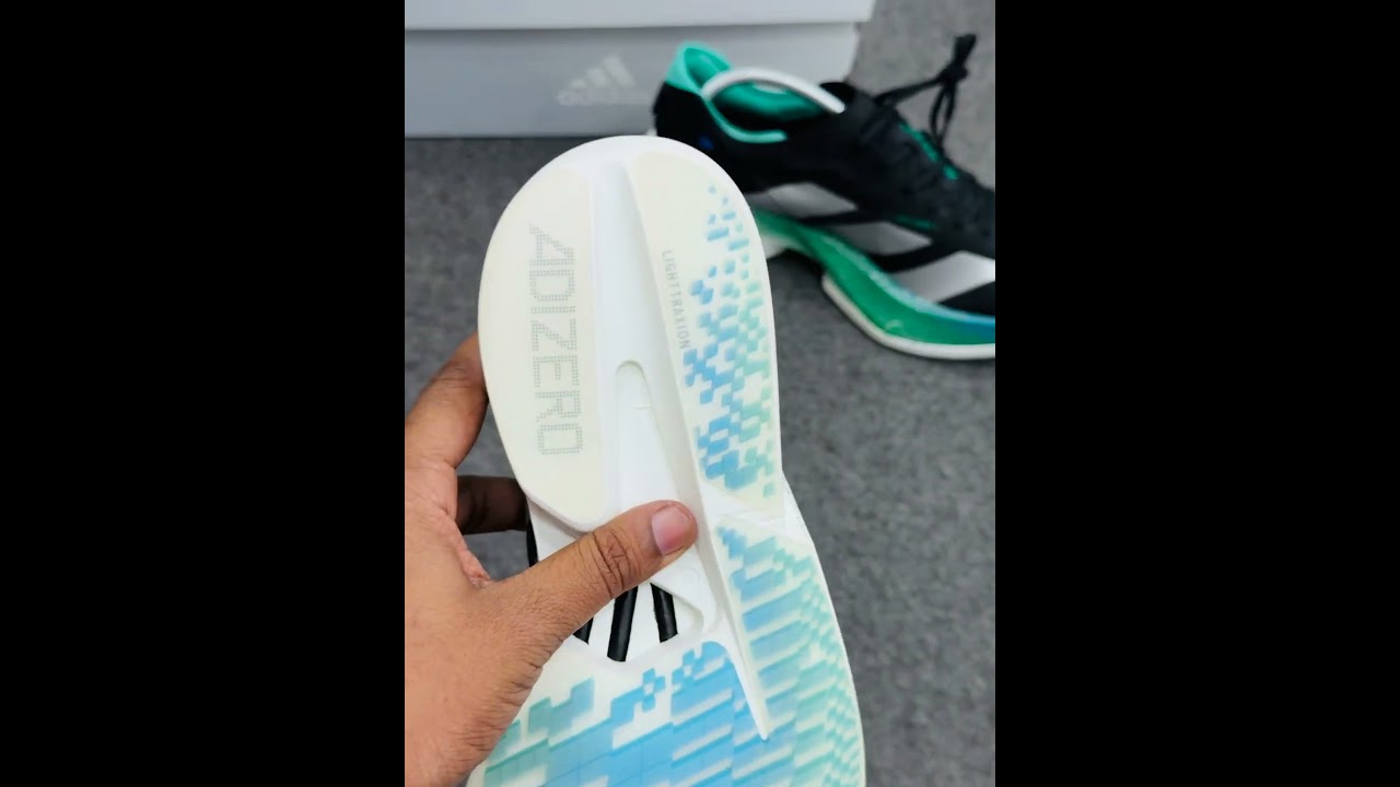 Adidas Adizero Adios Pro 4 (Core Black / Matte Silver / Glory Green)