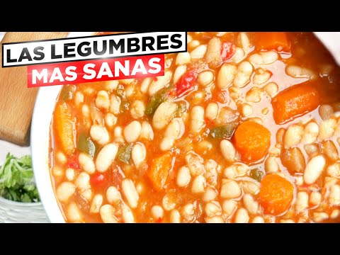 ALUBIAS CON VEGETALES SIN NADA DE GRASA 😋🥘 SANÍSIMAS Y ECONÓMICAS, Receta FÁCIL Y NUTRITIVA 😍
