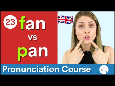 英語の発音を練習する /f/ vs /p/ の音｜第23回コース (Practice Your English Pronunciation /f/ vs /p/ Sounds | Course #23)