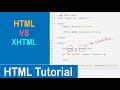 22 HTML Vs XHTML HTML Tutorial