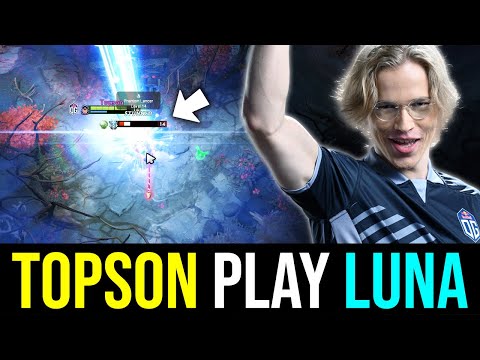 Topson Last Pick LUNA w/ No[o]ne - vs. GH, Supream & Peksu DOTA 2