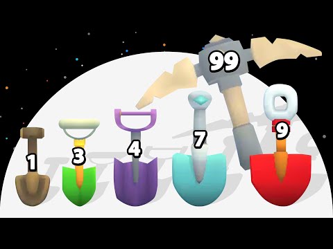 Max Level in DIG N MERGE : We Combine Shovels to Dig Infinitely!