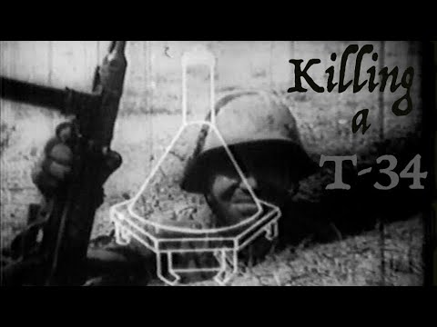 Experimental Wehrmacht combating methods versus T-34s, Oct. 1941 - Dr. Haape Memoir Eastern Front