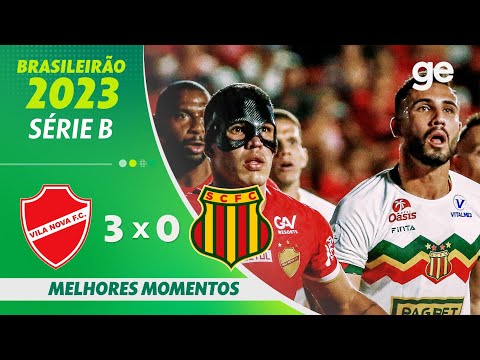 Gols e lances de Vila Nova-GO x Sampaio Corrêa