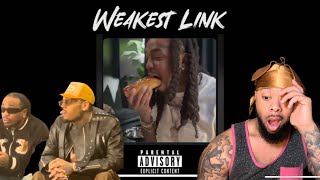 QUAVO ALREADY LOST 😂😂 Chris Brown - Weakest Link | Reaction