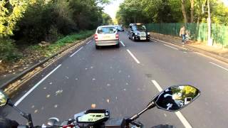 Trip through East London on Yamaha MT-09