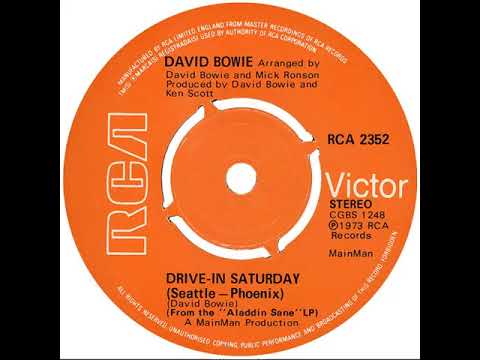 UK New Entry 1973 (72) David Bowie - Drive-In Saturday (Seattle–Phoenix)