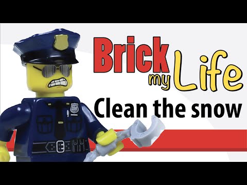 Top 1 reason to clean the snow off your car illustrated in a LEGO movie