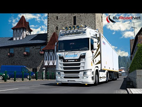 ETS2 EuRoadNet -  Mit dem Lkw im Harz I Scania 770S SUPER V8 [2033] EURO TRUCK SIMULATOR 2