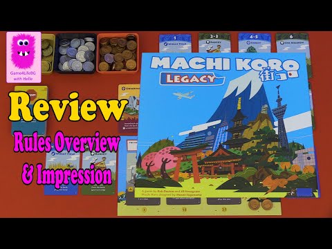 Machi Koro Legacy, Review: Rules overview & Impression - Spoiler Free (#boardgame #MachiKoroLegacy)