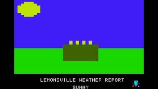 Apple II Game:   Lemonade Stand (1979 Apple Computer)