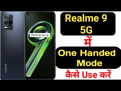 How to enable one handed mode in Realme 9 5G || Realme 9 5G me one handed mode kaise enable kare ||