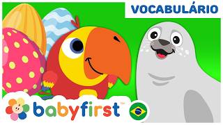 Aprenda Animais, Instrumentos Musicais e Jogos com Larry | Vocabulário para Crianças | BabyFirst