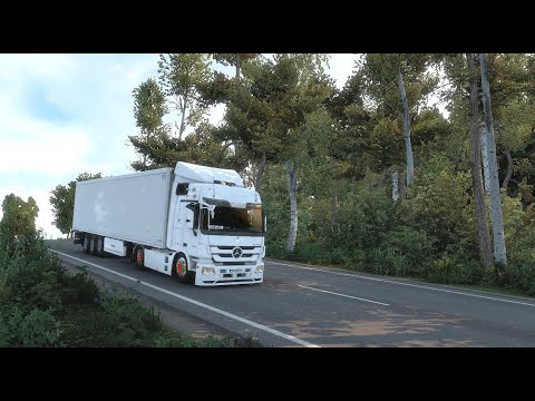 ACTROS MP3 1844 / KOVEL - CHELM | ETS2 #vlog #roleplay #realisticdriving 1.46