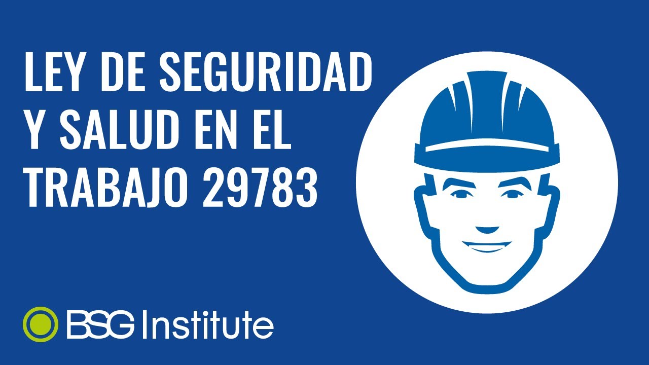 Ley de Seguridad y Salud en el Trabajo 29783