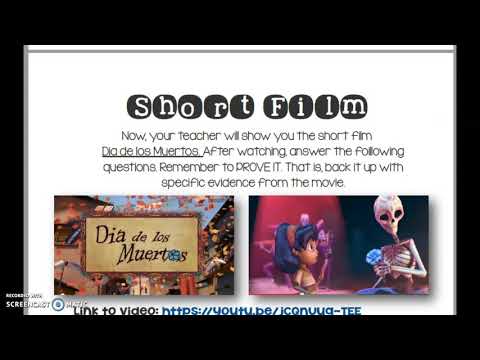 Dia de los Muertos CGI Short Film Activity