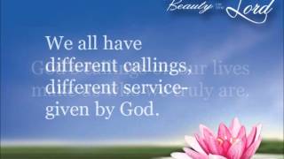 Reflecting the Beauty of the Lord