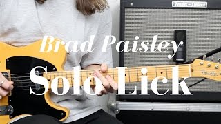 Brad Paisley Style Lick Lesson - With TAB - Slick Licks With Alex