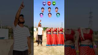 Domi to cosita cute bhabhi Correct head matching new game Magical video#trending #viral #jaishreeram