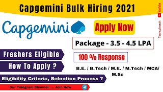 capgemini recruitment process 2021 | Golden opportunity guys | must watch | i have a referral | Job