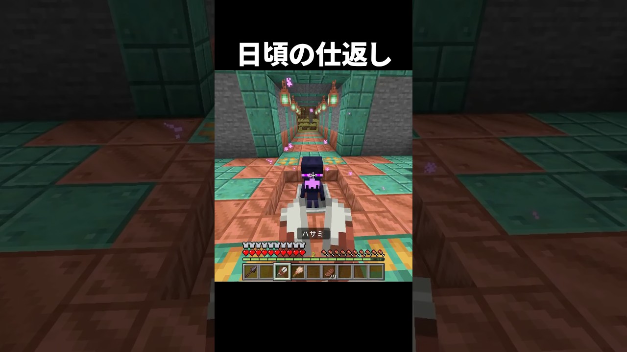 お仕置きの始まり#shorts #minecraft #マイクラ #マインクラフト