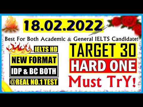 IELTS LISTENING PRACTICE TEST 2022 WITH ANSWERS | 18.02.2022