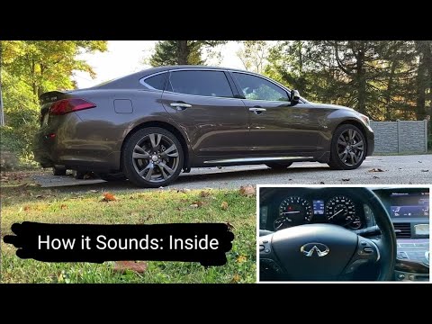 Part 1. Infiniti Q70L V8. Normal Startup Sounds Inside the Cabin
