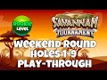ROOKIE -15 FRONT 9 Weekend Round Play-through | Savannah Tournament | Golf Clash Tips