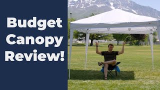 Best Choice Products 10x10ft Pop Up Canopy REVEIW | Is It Worth The Price?!?