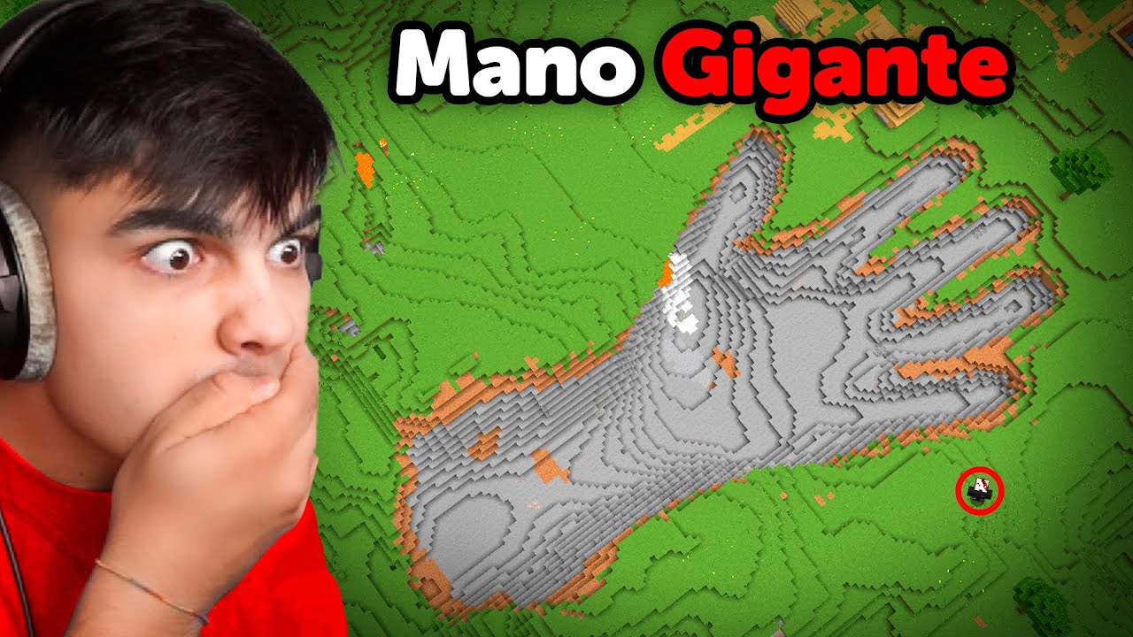 Comprobé la Misteriosa Huella Gigante de Minecraft que es Real…