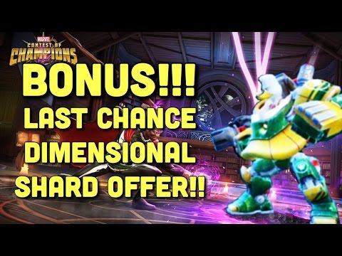 BONUS!! Last Chance Dimensional Shard Offer