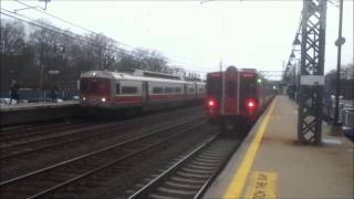 preview picture of video 'Metro-North New Haven Line Action at Pelham 1/17/13'