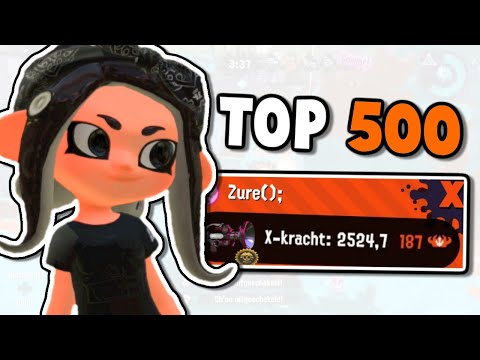 REACHING TOP 500 IN RAINMAKER WITH SPLOOSH 7! (Splatoon 2 X Rank)