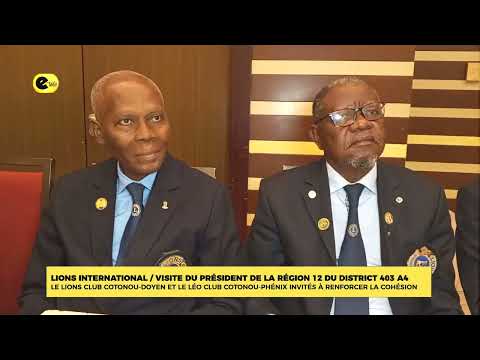 LIONS INTERNATIONAL / VISITE DU PRÉSIDENT DE LA RÉGION 12 DU DISTRICT 403 A4