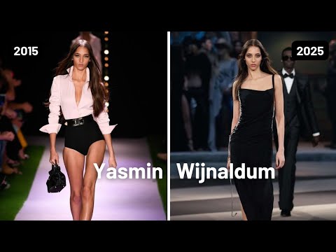 Yasmin Wijnaldum Runway Evolution from 2015 to 2025 #yasminwijnaldum