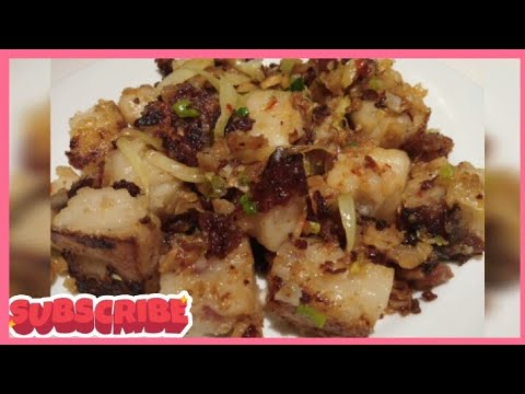 Turnip cake with X O sauce Stir Fry Recipe / LOH BOK GOH WITH X O SAUCE (OFW)