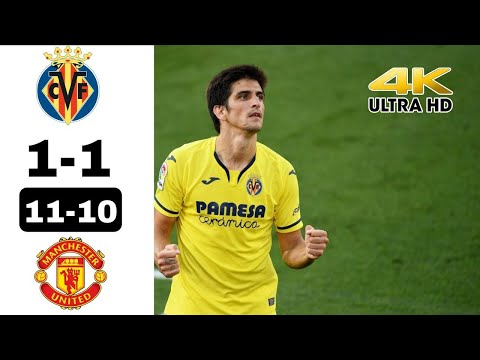 Villarreal 1(11) - 1 (10) Manchester United | Highlights | 4K UHD | UEL 2021 Final |