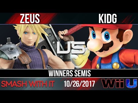 SWI 100 - Zeus (Cloud) vs. KidG (Mario) - Winners Semis - Smash Wii U