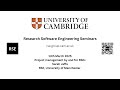 Project Management By And For RSEs Sarah Jaffa