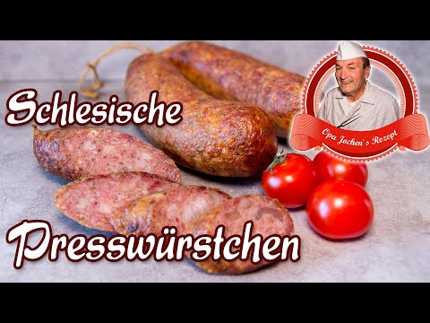 Schlesische Presswürstchen selber machen - Wurst selber machen - Opa Jochen´s Rezept