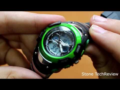 Unboxing XLORDX SKMEI Kinder Sport Armbanduhr Resin Analog Digital Quarz Kalender Alarm wasserdicht