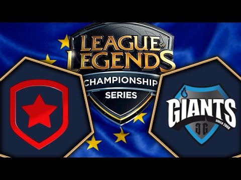 Gambit vs Giants - LCS EU 2015 - W7D2 - Spring Split - FR