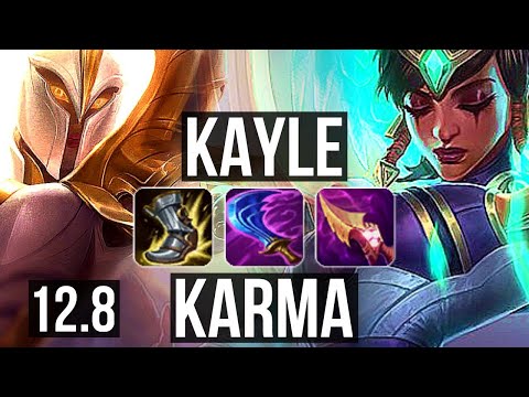 KAYLE vs KARMA (TOP) | Quadra, Legendary, 9/3/8, 300+ games | NA Diamond | 12.8