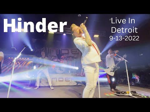 Hinder LIVE in Detroit 9-13-2022 FULL Show Diesel Concert Hall Chesterfield Michigan